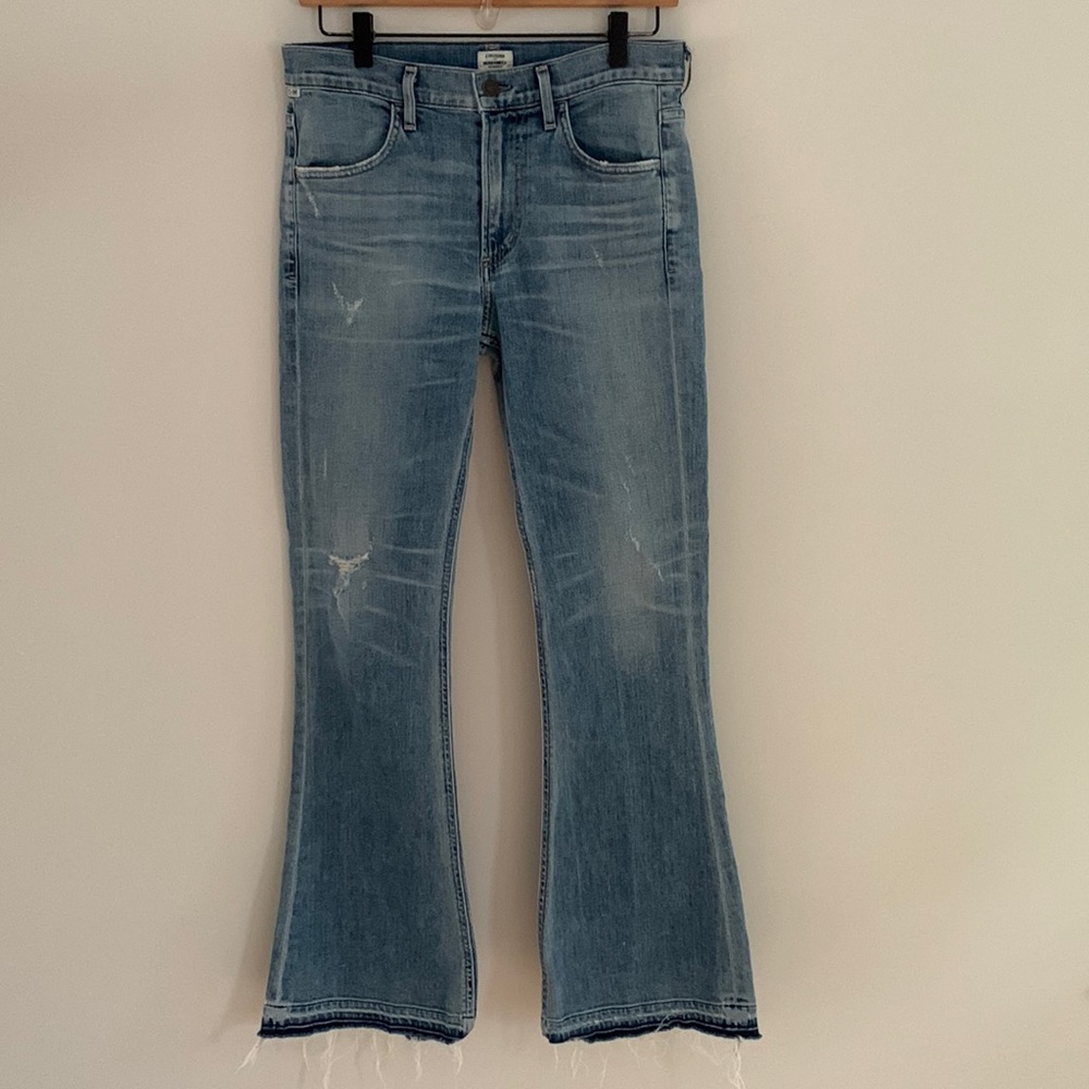 Citizens Of Humanity Light Wash Flare Jeans